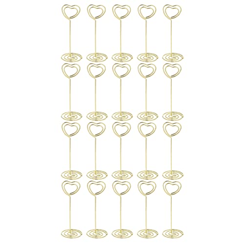 HORIALENCE 20 Stück Dekorative Memo Clips Multifunktionale Tischkartenhalter für Fotos Notizen Menükarten und Tischnummern für Hochzeiten Geburtstagsfeiern und HORIALENCE 20 Stück Dekorative Memo Clips Multifunktionale Tischkartenhalter für Fotos Notizen Menükarten und Tischnummern für Hochzeiten Geburtstagsfeiern und von HORIALENCE