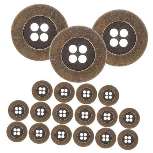 HORIALENCE 20 Stück Vintage Knöpfe Runde Nähknöpfe für Kleidung Mäntel DIY Projekte Robuste Langlebige Materialien für Bekleidung Anzüge Accessoires HORIALENCE 20 Stück Vintage Knöpfe Runde Nähknöpfe für Kleidung Mäntel DIY Projekte Robuste Langlebige Materialien für Bekleidung Anzüge Accessoires von HORIALENCE