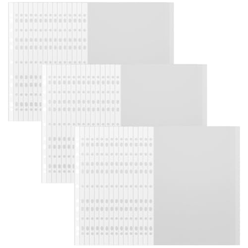 HORIALENCE 200 Stck Transparente Dokumenten Taschen Wiederverwendbare Binderhüllen aus Hochwertigem Material für Schule Büro und Zuhause Einfach zu Reinigen HORIALENCE 200 Stck Transparente Dokumenten Taschen Wiederverwendbare Binderhüllen aus Hochwertigem Material für Schule Büro und Zuhause Einfach zu Reinigen von HORIALENCE