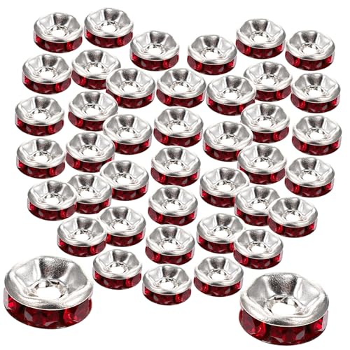 HORIALENCE 200 Stück DIY Spacer Perlen Rondell Strass Schmuckherstellung Abstandsperlen für Armbänder Basteln Zubehör Großpackung HORIALENCE 200 Stück DIY Spacer Perlen Rondell Strass Schmuckherstellung Abstandsperlen für Armbänder Basteln Zubehör Großpackung von HORIALENCE