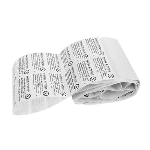 HORIALENCE 200 Stück Selbstklebende Erstickungswarnaufkleber für Verpackung und Versand Warnetiketten für Jahren Geeignet für Zubehör von HORIALENCE
