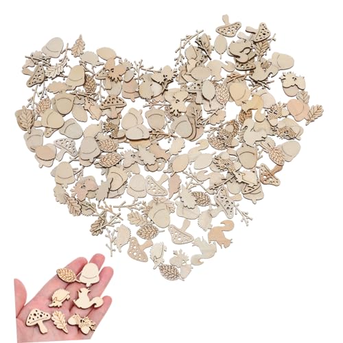 HORIALENCE 200 Stück Unlackierte Holzscheiben für DIY Bastelarbeiten Naturholz Ornamente für Kreative Projekte und Dekorationen HORIALENCE 200 Stück Unlackierte Holzscheiben für DIY Bastelarbeiten Naturholz Ornamente für Kreative Projekte und Dekorationen von HORIALENCE