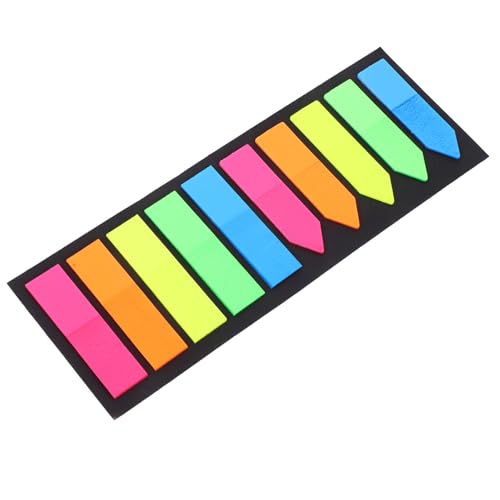 HORIALENCE 2000 Blatt Praktische Haftnotizen Bunte Index Tabs für Schule Haushalt Selbstklebend Vielseitig Einsetzbar Beschriften und Farbcodieren von HORIALENCE