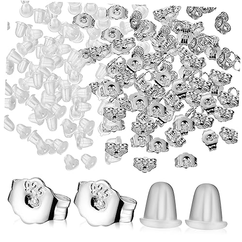HORIALENCE 200Stücke Ohrring Stopper Transparente Ohrringverschlüsse Hypoallergene Verschlüsse für Schmuckherstellung Optionen Sicher HORIALENCE 200Stücke Ohrring Stopper Transparente Ohrringverschlüsse Hypoallergene Verschlüsse für Schmuckherstellung Optionen Sicher von HORIALENCE