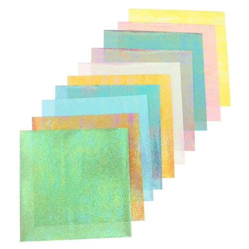 HORIALENCE 20Blätter Glänzendes Origami Papier mit Perlmuttartiges Bastelpapier für Kraniche Glitzerpapier für DIY Projekte für und Scrapbooking HORIALENCE 20Blätter Glänzendes Origami Papier mit Perlmuttartiges Bastelpapier für Kraniche Glitzerpapier für DIY Projekte für und Scrapbooking von HORIALENCE