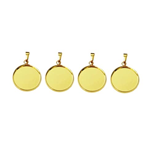HORIALENCE 20Stücke DIY Schmuck Anhänger Runde Tabletts für Handgemachte und Schmuckzubehör für Designs und von HORIALENCE