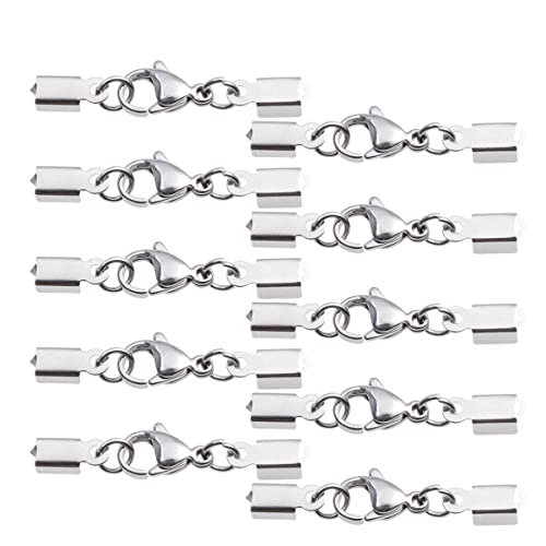 HORIALENCE 20Stücke Lobster Clasp Verschlüsse für DIY Schmuck Armbänder und Halsketten Langlebige Karabiner für Schmuckherstellung und Reparatur Silberne Vielseitig HORIALENCE 20Stücke Lobster Clasp Verschlüsse für DIY Schmuck Armbänder und Halsketten Langlebige Karabiner für Schmuckherstellung und Reparatur Silberne Vielseitig von HORIALENCE