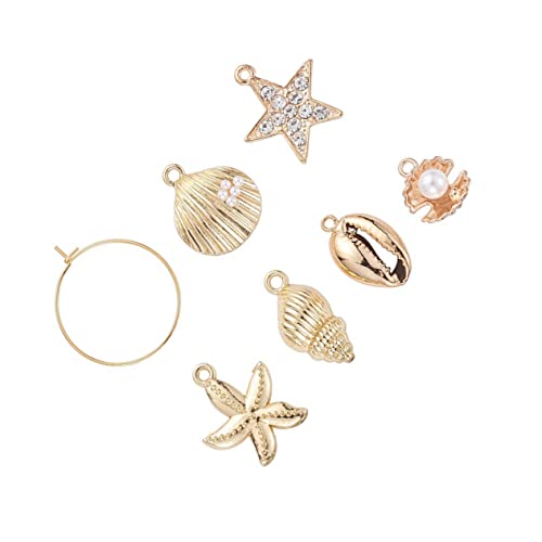 HORIALENCE 24 Stück Teiliges Set Meeresstil Ohrring Anhänger für DIY Schmuck Dekorative Ohrringe Zubehör für Kreative Schmuckherstellung für und Anlässe HORIALENCE 24 Stück Teiliges Set Meeresstil Ohrring Anhänger für DIY Schmuck Dekorative Ohrringe Zubehör für Kreative Schmuckherstellung für und Anlässe von HORIALENCE