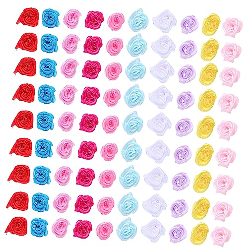 HORIALENCE 250Stücke Handgemachte Bandrosen Zubehör für Bastelarbeiten Mischfarbe DIY Projekte Hochzeiten Feste und Dekorationen HORIALENCE 250Stücke Handgemachte Bandrosen Zubehör für Bastelarbeiten Mischfarbe DIY Projekte Hochzeiten Feste und Dekorationen von HORIALENCE