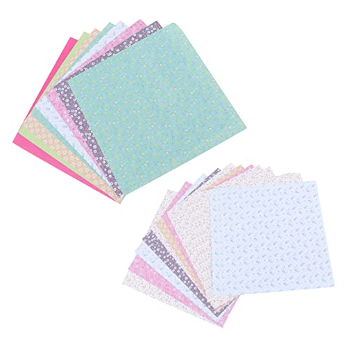 HORIALENCE 2Packungen Origami Papier Einseitig Bedrucktes Farbpapier mit Blumenmuster DIY Bastelpapier für Kunstprojekte Sicher HORIALENCE 2Packungen Origami Papier Einseitig Bedrucktes Farbpapier mit Blumenmuster DIY Bastelpapier für Kunstprojekte Sicher von HORIALENCE