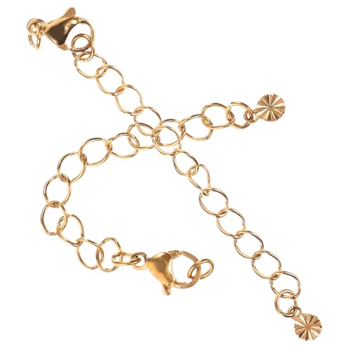 HORIALENCE 2Stücke Halskettenverlängerungsketten DIY Schmuckkette zur Verlängerung von Armbändern und Einfache Installation für Schmuckherstellung HORIALENCE 2Stücke Halskettenverlängerungsketten DIY Schmuckkette zur Verlängerung von Armbändern und Einfache Installation für Schmuckherstellung von HORIALENCE