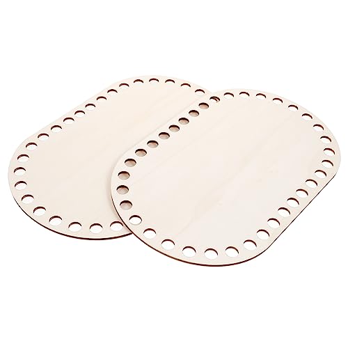HORIALENCE 2Stücke Holzkorbboden für Häkelkorb Natürliche Holzbasis für DIY Taschen Grundlage für Korbgestaltung und Strickprojekte für Anfänger und Profis HORIALENCE 2Stücke Holzkorbboden für Häkelkorb Natürliche Holzbasis für DIY Taschen Grundlage für Korbgestaltung und Strickprojekte für Anfänger und Profis von HORIALENCE