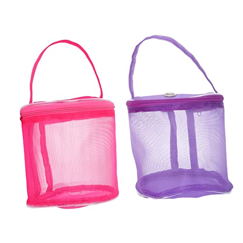 HORIALENCE 2Stücke Wollgarn Organizer mit Mesh Design Praktische Aufbewahrungstaschen für Strickzeug und Kleine für Reisen und Handarbeiten HORIALENCE 2Stücke Wollgarn Organizer mit Mesh Design Praktische Aufbewahrungstaschen für Strickzeug und Kleine für Reisen und Handarbeiten von HORIALENCE