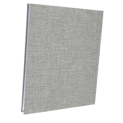 HORIALENCE 3 Mappe bürobedarf schulordner papiersammler Büroordner büroausstattung arbeitsplatz Budgetbindemittel Binder-Organisation Bulk-Binder Organisationsordner Fotoalbumbuch Stoff Grey von HORIALENCE
