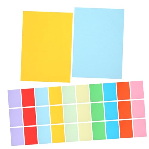 HORIALENCE 3 Packungen Farbkopierpapier Farbiger Karton Hartpapier Halbbriefpapier Farbpapier Für Druckerkarton Farbiges Buntes Leeres Notizbuch Recyceltes Druckerpapier HORIALENCE 3 Packungen Farbkopierpapier Farbiger Karton Hartpapier Halbbriefpapier Farbpapier Für Druckerkarton Farbiges Buntes Leeres Notizbuch Recyceltes Druckerpapier von HORIALENCE