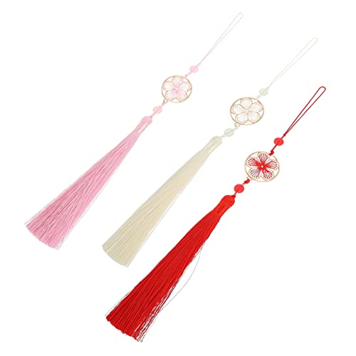 HORIALENCE 3 Stück Diy Quasten Lesezeichen Teiliges mit Dekorativen Blumenquasten Pastellfarben für Handwerk und für Taschen Schlüssel und Fan Dekoration HORIALENCE 3 Stück Diy Quasten Lesezeichen Teiliges mit Dekorativen Blumenquasten Pastellfarben für Handwerk und für Taschen Schlüssel und Fan Dekoration von HORIALENCE