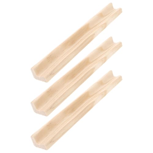 HORIALENCE 3 Stück Holz Domino Halterungen Robuste Holzständer für Spiele und Diy Projekte Schulprojekte und Bastelarbeiten von HORIALENCE