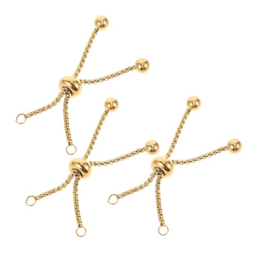 HORIALENCE 3 Stück Kugel-schlüsselanhänger Edelstahlperlen Lange Halsketten Für Frauen Perlenkette Anhänger Zur Herstellung Von Armbändern Armbandkette Golden Rostfreier Stahl HORIALENCE 3 Stück Kugel-schlüsselanhänger Edelstahlperlen Lange Halsketten Für Frauen Perlenkette Anhänger Zur Herstellung Von Armbändern Armbandkette Golden Rostfreier Stahl von HORIALENCE