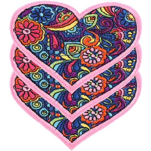 HORIALENCE 3 Stück Stickerei Patches zum Aufbügeln Diy Applikationen für Kleidung Jeans Taschen Langlebig und Hautfreundlich für Kreative Designs HORIALENCE 3 Stück Stickerei Patches zum Aufbügeln Diy Applikationen für Kleidung Jeans Taschen Langlebig und Hautfreundlich für Kreative Designs von HORIALENCE
