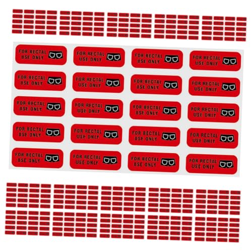HORIALENCE 30 Blatt Wasserdichtes Aufkleber -etikett Lustige Aufkleber Lustige Autoaufkleber Nur Aufkleber Für Den Rektalgebrauch Autoaufkleber Lustig Erwachsene Aufkleber Rot Pvc HORIALENCE 30 Blatt Wasserdichtes Aufkleber -etikett Lustige Aufkleber Lustige Autoaufkleber Nur Aufkleber Für Den Rektalgebrauch Autoaufkleber Lustig Erwachsene Aufkleber Rot Pvc von HORIALENCE