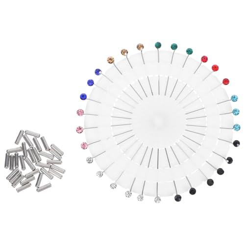 HORIALENCE 30 Stück Pin Für Kleid Metallbrosche Stift Hutstift HORIALENCE 30 Stück Pin Für Kleid Metallbrosche Stift Hutstift von HORIALENCE