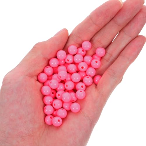 HORIALENCE 300 Stück Runde Acrylperlen Für Schmuckherstellung Zubehör 8 Mm Abstandsperlen Für Selbstgemachte Armbänder Und Bastelarbeiten von HORIALENCE