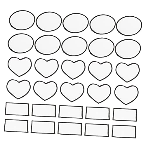 HORIALENCE 30Stücke DIY Blank Patches Wärmeübertragungs Patches für Kleidung Schuhe Haarschmuck Kunsthandwerk Individuell Gestaltbare Aufbügelbare Textilsticker Verschiedenen HORIALENCE 30Stücke DIY Blank Patches Wärmeübertragungs Patches für Kleidung Schuhe Haarschmuck Kunsthandwerk Individuell Gestaltbare Aufbügelbare Textilsticker Verschiedenen von HORIALENCE
