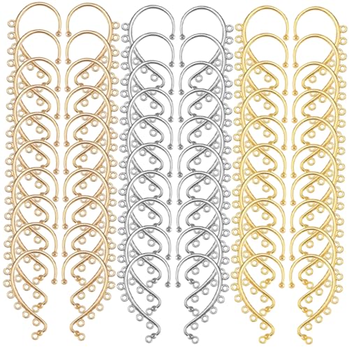 HORIALENCE 30Stücke DIY Ohrringhaken Earbob Zubehör Ohrringteile für Handgefertigte Ohrringe für Schmuckprojekte Kreative HORIALENCE 30Stücke DIY Ohrringhaken Earbob Zubehör Ohrringteile für Handgefertigte Ohrringe für Schmuckprojekte Kreative von HORIALENCE