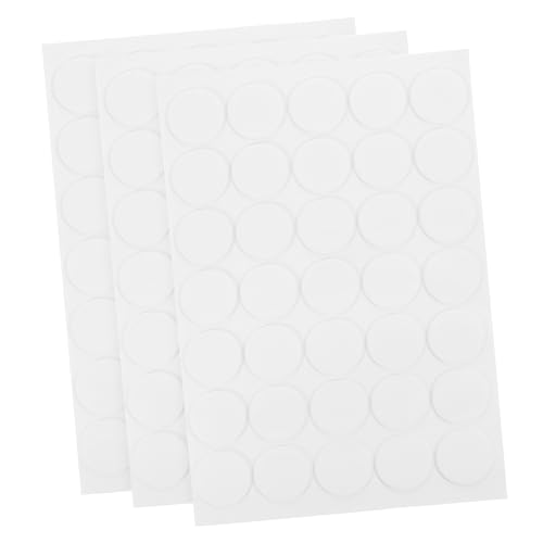 HORIALENCE 3Blätter Doppelseitiges Klebeband Transparente Klebestreifen Ablösbare Fotowandaufkleber für Zuhause und Büro mit Haftend von HORIALENCE