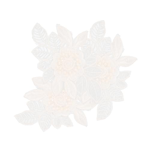 HORIALENCE 3stücke Blumen Spitze Patches Zum Aufbügeln Stickerei Aufnäher Für Kleidung Taschen Hüte Schuhe Dekorieren Reparieren Von Textilien Einfache Anwendung Elegant Schön von HORIALENCE