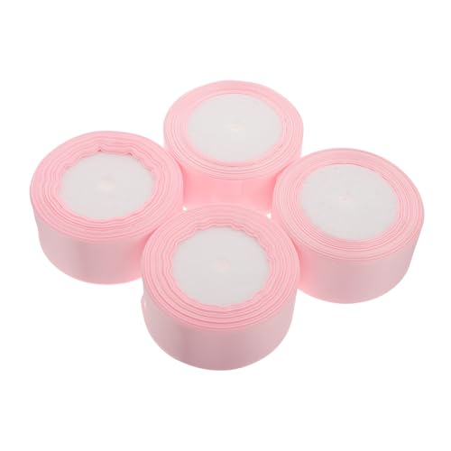 HORIALENCE 4 Rollen Blumen Geschenkband Satinband Weihnachtsband Dekoratives Band Für Blumensträuße Diy-band Für Kopfbedeckungen Stoffblumenbögen Rosenband Wickelband Stoffband Rosa Polyester HORIALENCE 4 Rollen Blumen Geschenkband Satinband Weihnachtsband Dekoratives Band Für Blumensträuße Diy-band Für Kopfbedeckungen Stoffblumenbögen Rosenband Wickelband Stoffband Rosa Polyester von HORIALENCE