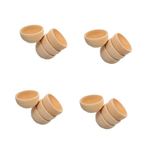 HORIALENCE 4 Sätze Teiliges Set Holzschalen Für Diy Projekte Unvollendete Holzspielzeuge Für Kreative Robuste Langlebige Materialien Für Fantasievolles Und Dekoration 4 Stück * 4 HORIALENCE 4 Sätze Teiliges Set Holzschalen Für Diy Projekte Unvollendete Holzspielzeuge Für Kreative Robuste Langlebige Materialien Für Fantasievolles Und Dekoration 4 Stück * 4 von HORIALENCE