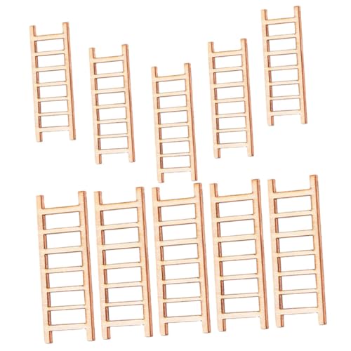 HORIALENCE 40 Stück Mini Holzleiter Teiliges Miniatur Treppen Zubehör für Puppenhaus und Landschaft DIY Miniatur Ladders für Kreative Bastelprojekte und Spielzeugdekoration HORIALENCE 40 Stück Mini Holzleiter Teiliges Miniatur Treppen Zubehör für Puppenhaus und Landschaft DIY Miniatur Ladders für Kreative Bastelprojekte und Spielzeugdekoration von HORIALENCE