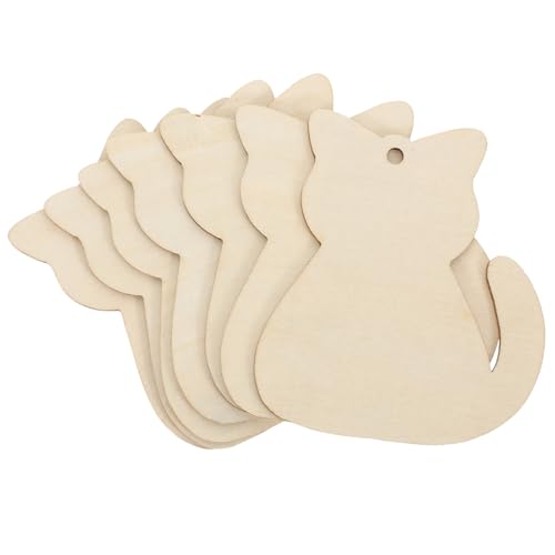 HORIALENCE 40 Stück Unbearbeitete Katzen Holzschnittmuster Diy Holz Katzenfiguren für Malen und Basteln Dekoration für Zuhause und Partys HORIALENCE 40 Stück Unbearbeitete Katzen Holzschnittmuster Diy Holz Katzenfiguren für Malen und Basteln Dekoration für Zuhause und Partys von HORIALENCE