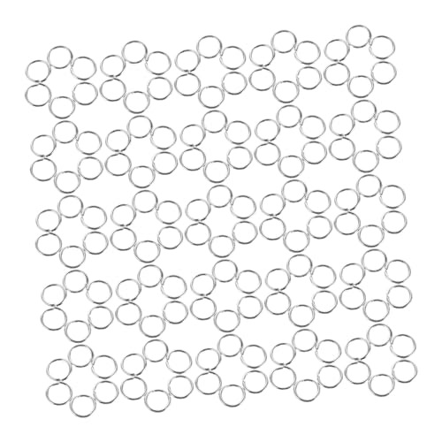 HORIALENCE 400 Stück Diy Bastel Jump Ringe Zinklegierung Runde Schmuckverbinder für Schlüsselanhänger Armbänder Ohrringe und Vielseitige Bastelzubehörteile von HORIALENCE