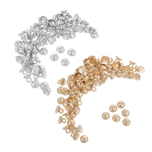 HORIALENCE 400 Stück Perlen Anhänger Verbinder Halboffen Pins Bowl Form DIY Schmuckzubehör Weiße und Goldfarbene Aufhänger Geeignet für Armbänder Halsketten und Bastelarbeiten HORIALENCE 400 Stück Perlen Anhänger Verbinder Halboffen Pins Bowl Form DIY Schmuckzubehör Weiße und Goldfarbene Aufhänger Geeignet für Armbänder Halsketten und Bastelarbeiten von HORIALENCE