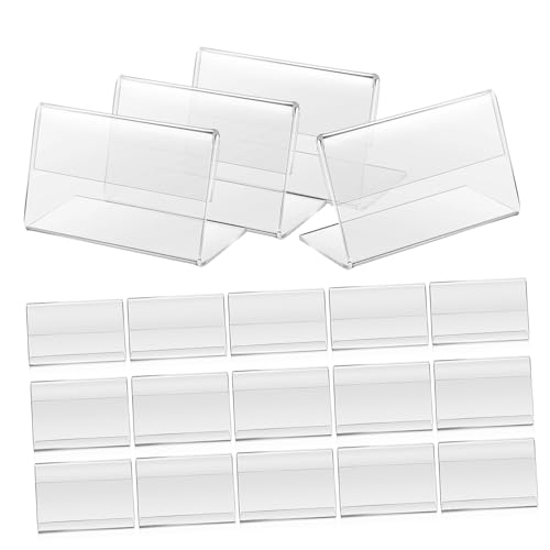 HORIALENCE 40Stücke Platzkartenhalter Displayständer für Hochzeiten Marktstände Preisaufsteller Vertikales Design und Leicht für Karten HORIALENCE 40Stücke Platzkartenhalter Displayständer für Hochzeiten Marktstände Preisaufsteller Vertikales Design und Leicht für Karten von HORIALENCE