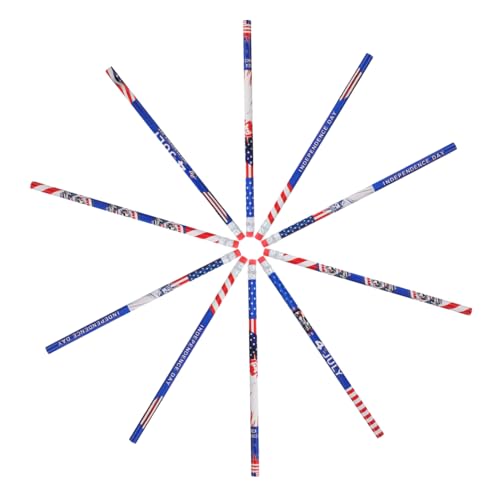 HORIALENCE 48 Stück Bunte Holzbleistifte mit Radiergummi für Schulaktivitäten und Festliche Anlässe von HORIALENCE