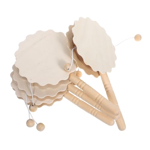 HORIALENCE 4Stücke Unfertige Rassel Trommel DIY Leere Holztrommel für Malen und Kreativen Gestalten Fördert Hand Augen Koordination und Kreative Fähigkeiten HORIALENCE 4Stücke Unfertige Rassel Trommel DIY Leere Holztrommel für Malen und Kreativen Gestalten Fördert Hand Augen Koordination und Kreative Fähigkeiten von HORIALENCE