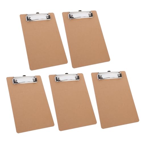 HORIALENCE 5 Stück Klemmbrett Basic Horizontal Organisieren Schreibblöcke Professionell Faltbar Tragbar Multifunktional Weiß Stützen Halter Platte Organisieren Brief Schwarz HORIALENCE 5 Stück Klemmbrett Basic Horizontal Organisieren Schreibblöcke Professionell Faltbar Tragbar Multifunktional Weiß Stützen Halter Platte Organisieren Brief Schwarz von HORIALENCE