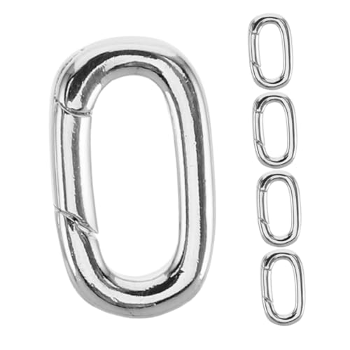 HORIALENCE 5 Stück Ovaler Schmuckverschluss: Kupfer-federverbinder, Karabiner, Armbänder, Verschlussverschluss Zur Anhängerherstellung, Diy-schmuckherstellung HORIALENCE 5 Stück Ovaler Schmuckverschluss: Kupfer-federverbinder, Karabiner, Armbänder, Verschlussverschluss Zur Anhängerherstellung, Diy-schmuckherstellung von HORIALENCE