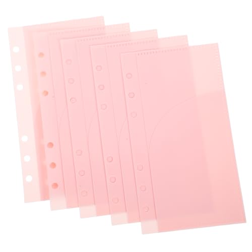 HORIALENCE 5 Stück Teiliges Budget Binder Einsteckhüllen aus Robustem PP Einlagen Taschen für Geldscheine Quittungen Karten Kompatibel mit Ringordnern Vielseitig Einsetzbar und Langlebig von HORIALENCE