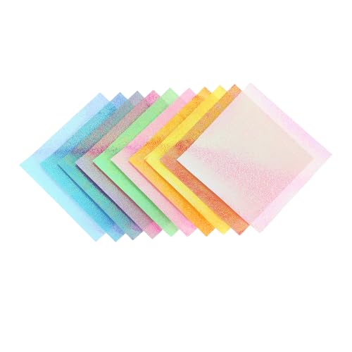 HORIALENCE 50 Stück Perlenpapier Origami Falten Faltbar Sortiert Origami-papiermasse Perlmutt Krepp Gefaltet Regenbogen Doppelseitiges Origami -papier Handwerk Klein Mylar HORIALENCE 50 Stück Perlenpapier Origami Falten Faltbar Sortiert Origami-papiermasse Perlmutt Krepp Gefaltet Regenbogen Doppelseitiges Origami -papier Handwerk Klein Mylar von HORIALENCE