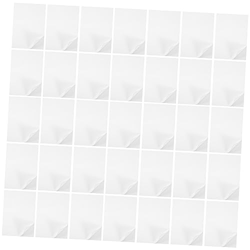 HORIALENCE 50Stücke Einseitiges Klebeband für Karten und Fotos Ultradünn Transparent für DIY Bastelarbeiten Langlebig und Einfach zu Schreibpapier nicht Leicht von HORIALENCE