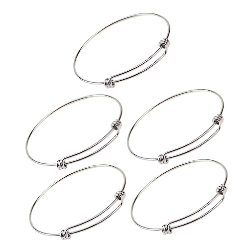 HORIALENCE 5Stücke Armreif Verstellbare Armbänder für DIY Schmuck Passend für Verschiedene Anhänger Design für Bastelprojekte HORIALENCE 5Stücke Armreif Verstellbare Armbänder für DIY Schmuck Passend für Verschiedene Anhänger Design für Bastelprojekte von HORIALENCE