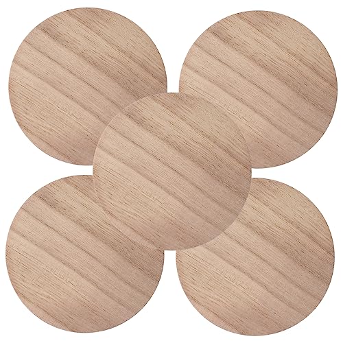 HORIALENCE 5Stücke Runde Holzscheiben Naturbelassenem Holz DIY Bastelmaterial für Dekorationen Untersetzer und Kunsthandwerk Robuste Unvollendete Holzplatten für Projekte HORIALENCE 5Stücke Runde Holzscheiben Naturbelassenem Holz DIY Bastelmaterial für Dekorationen Untersetzer und Kunsthandwerk Robuste Unvollendete Holzplatten für Projekte von HORIALENCE