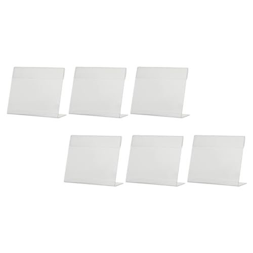 HORIALENCE 6 Stück Acryl Preisschildhalter Set für Supermärkte Preisetiketten Halter Transparent für und Geschäfte Praktische Display Lösung HORIALENCE 6 Stück Acryl Preisschildhalter Set für Supermärkte Preisetiketten Halter Transparent für und Geschäfte Praktische Display Lösung von HORIALENCE