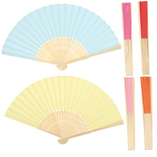 HORIALENCE 6 Stück Faltbarer Handfächer Diy Faltfächer aus Papier für Tanz Dekoration und Kreative Gestaltungen Bunten Farben für Hochzeiten und Partys HORIALENCE 6 Stück Faltbarer Handfächer Diy Faltfächer aus Papier für Tanz Dekoration und Kreative Gestaltungen Bunten Farben für Hochzeiten und Partys von HORIALENCE