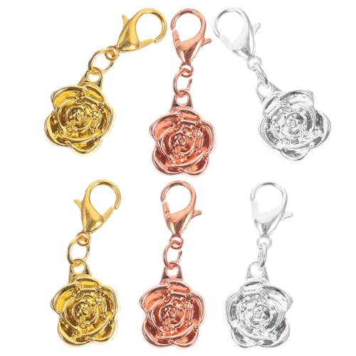 HORIALENCE 6 Stück Magnetische Schmuckverschlüsse im Rosendesign DIY Armband und Halskettenverbinder Silber Gold Roségold für Kreativen Schmuckbau HORIALENCE 6 Stück Magnetische Schmuckverschlüsse im Rosendesign DIY Armband und Halskettenverbinder Silber Gold Roségold für Kreativen Schmuckbau von HORIALENCE