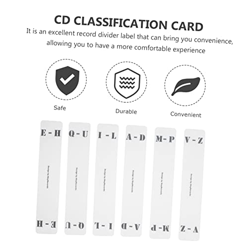 HORIALENCE 6 Stück Teiliges Transparente Acryl Schallplatten Sortierkarten mit Horizontalem Label Buchstabenklassifikation Z Praktische CD Trennkarten zur Einfachen Organisation von Vinyl HORIALENCE 6 Stück Teiliges Transparente Acryl Schallplatten Sortierkarten mit Horizontalem Label Buchstabenklassifikation Z Praktische CD Trennkarten zur Einfachen Organisation von Vinyl von HORIALENCE
